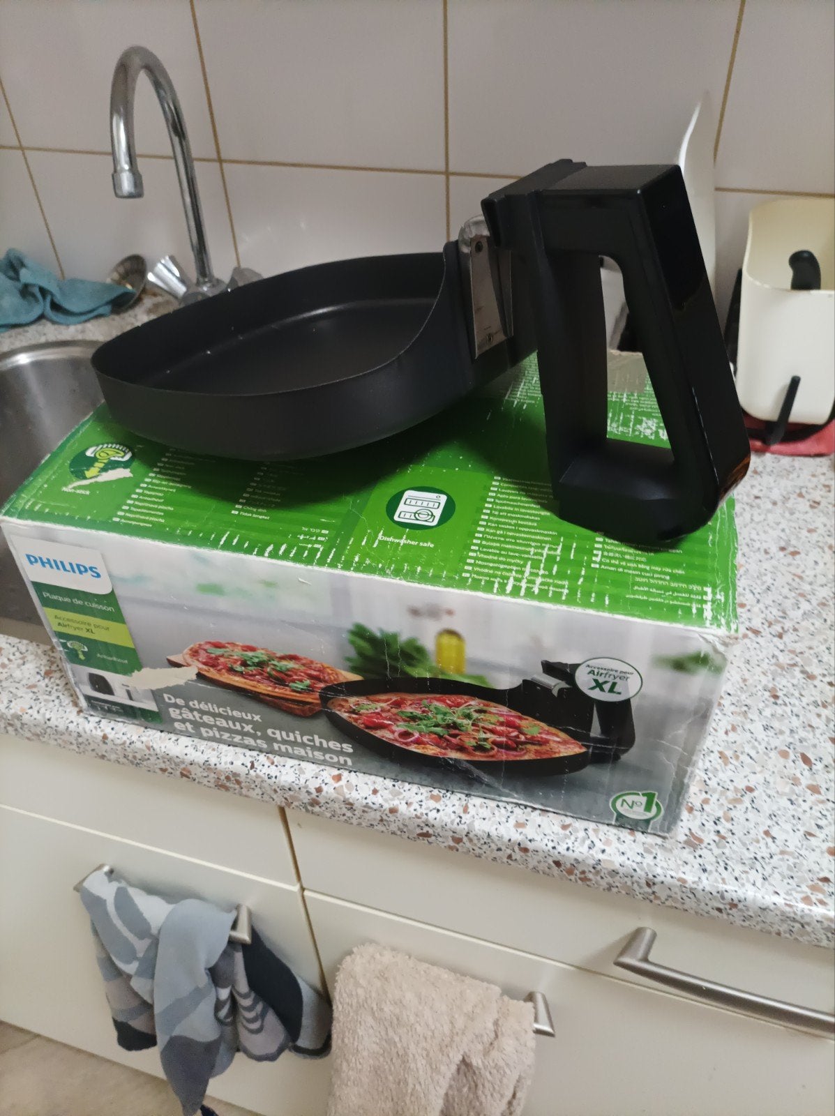 Philips Airfryer Bakplaat XL - Bakken en Pizza, Ophalen of Verzenden