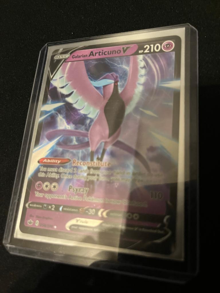 Galarian Articuno V Pokémon Kaart - Zo goed als nieuw, Ophalen, Zo goed als nieuw, Losse kaart