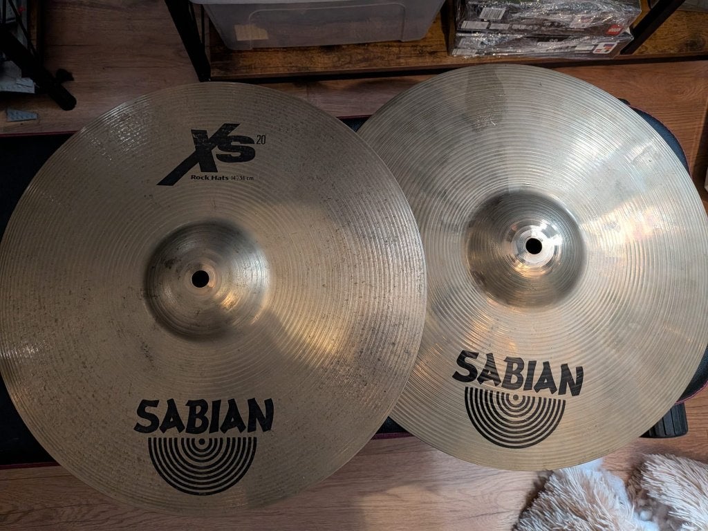 Sabian xs20 Rock Hats 14", Ophalen, Zo goed als nieuw