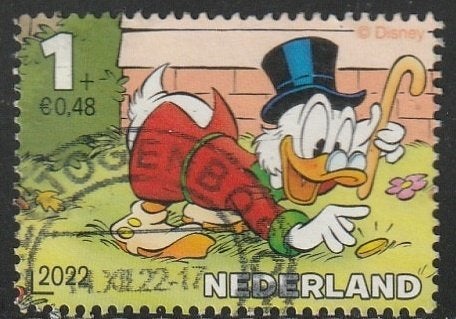 Nederland 2022 4059d Kind, Dagobert, Gest Den Bosch, Verzenden, Na 1940, Gestempeld
