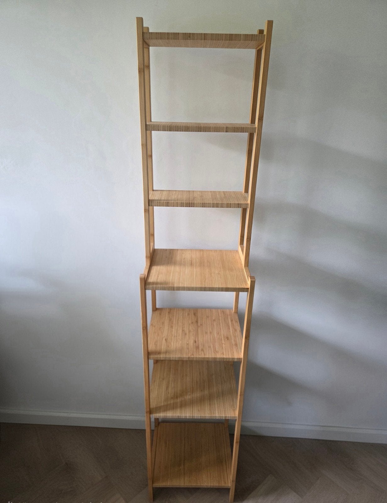 Shelving unit bamboo, Ophalen, Zo goed als nieuw