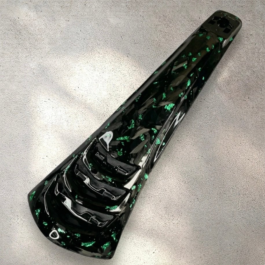 Forged carbon groen claxonneus vespa sprint/primavera, Ophalen of Verzenden