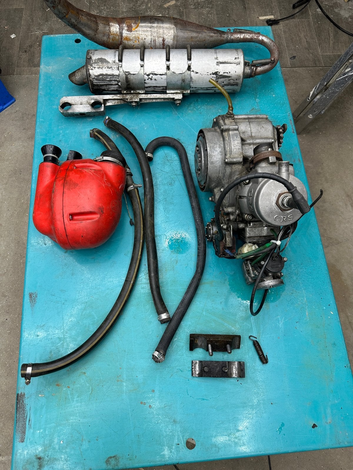 Complete CRS schakelkart motor met toebehoren, Sport en Fitness, Karting, Ophalen, Gebruikt, Kart