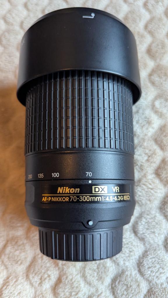 Nikon af-p 70-300mm f/4.5-6.3g ed vr, Ophalen of Verzenden, Telelens