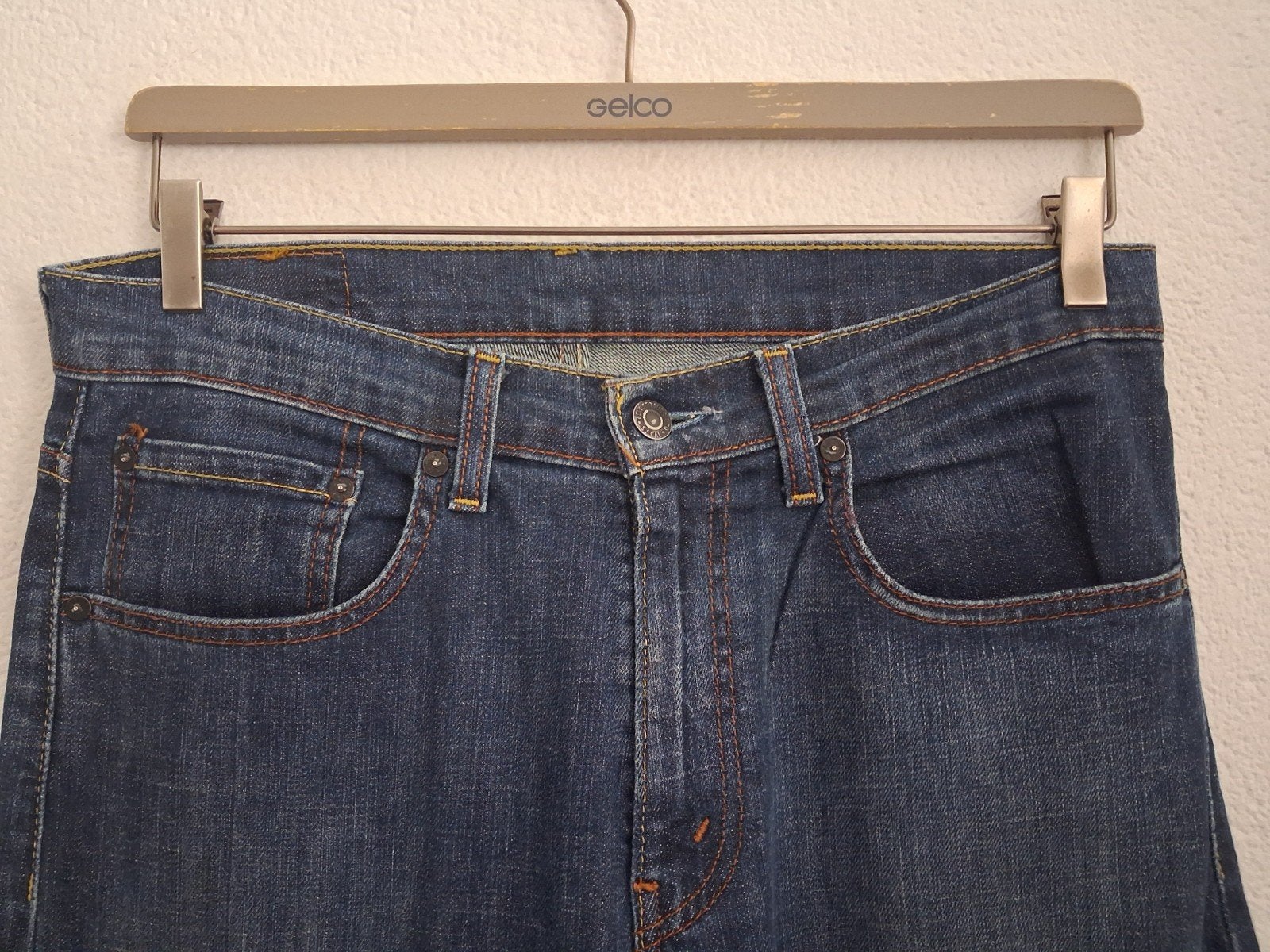 Levi's 752 spijkerbroek W32 L34 - Zo goed als nieuw, Kleding | Heren, Levi's, Blauw, W32 (confectie 46) of kleiner, Ophalen of Verzenden