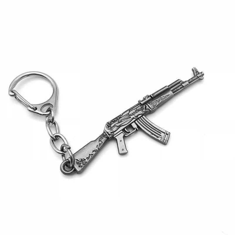 Gegraveerde AK-47 geweer sleutelhanger, Ophalen of Verzenden, Nieuw, Overige typen