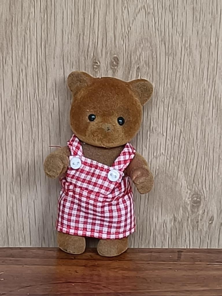 Sylvanian beertje poppenhuis jaren '80, Verzamelen, Ophalen of Verzenden, Gebruikt, Poppenhuis