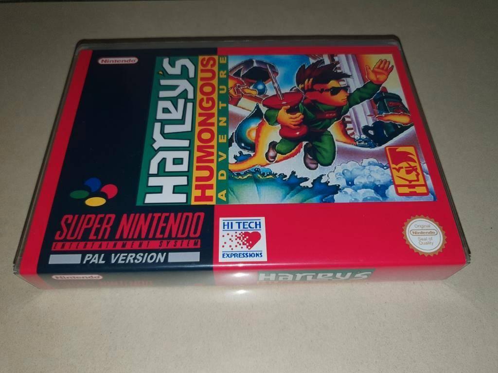 Harley's Humongous Adventure SNES Game Case, Spelcomputers en Games, Avontuur en Actie, Verzenden, 1 speler, Zo goed als nieuw