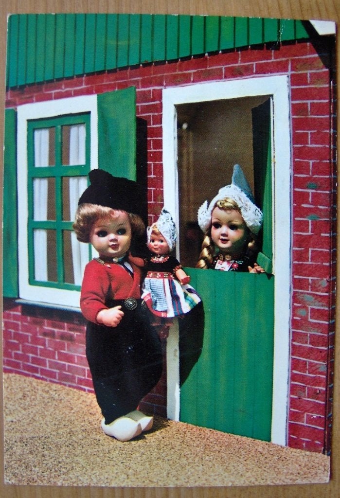 Dovina klederdracht poppen 1, Ophalen of Verzenden, 1960 tot 1980, Ongelopen, Klederdracht