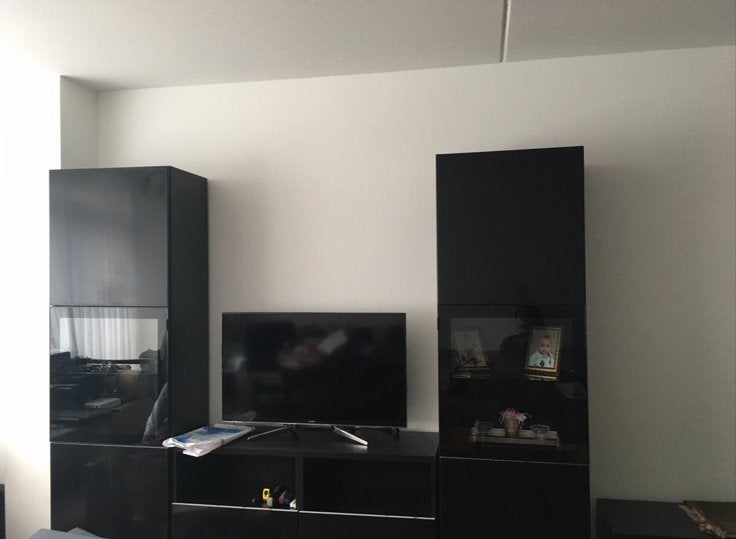 IKEA Besta kast - Zwart, zo goed als nieuw, Ophalen, Overige materialen, 150 tot 200 cm, Zo goed als nieuw