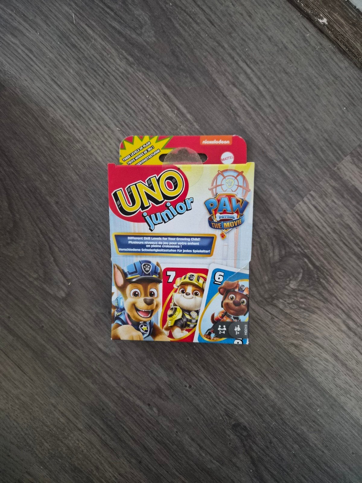 UNO Junior Paw Patrol The Movie Kaartspel, Hobby en Vrije tijd, Een of twee spelers, Ophalen, Zo goed als nieuw, Mattel