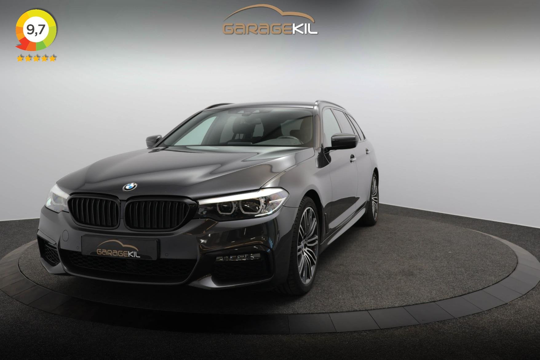 BMW 5-serie Touring 520i High Executive M-Sport M-Sport / Sp, Auto's, Automaat, 1998 cc, Gebruikt, Euro 6