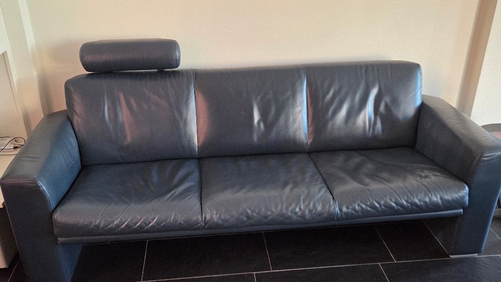 bankstel Antipode (leolux) leder, Ophalen, Gebruikt, Minder dan 75 cm, Design