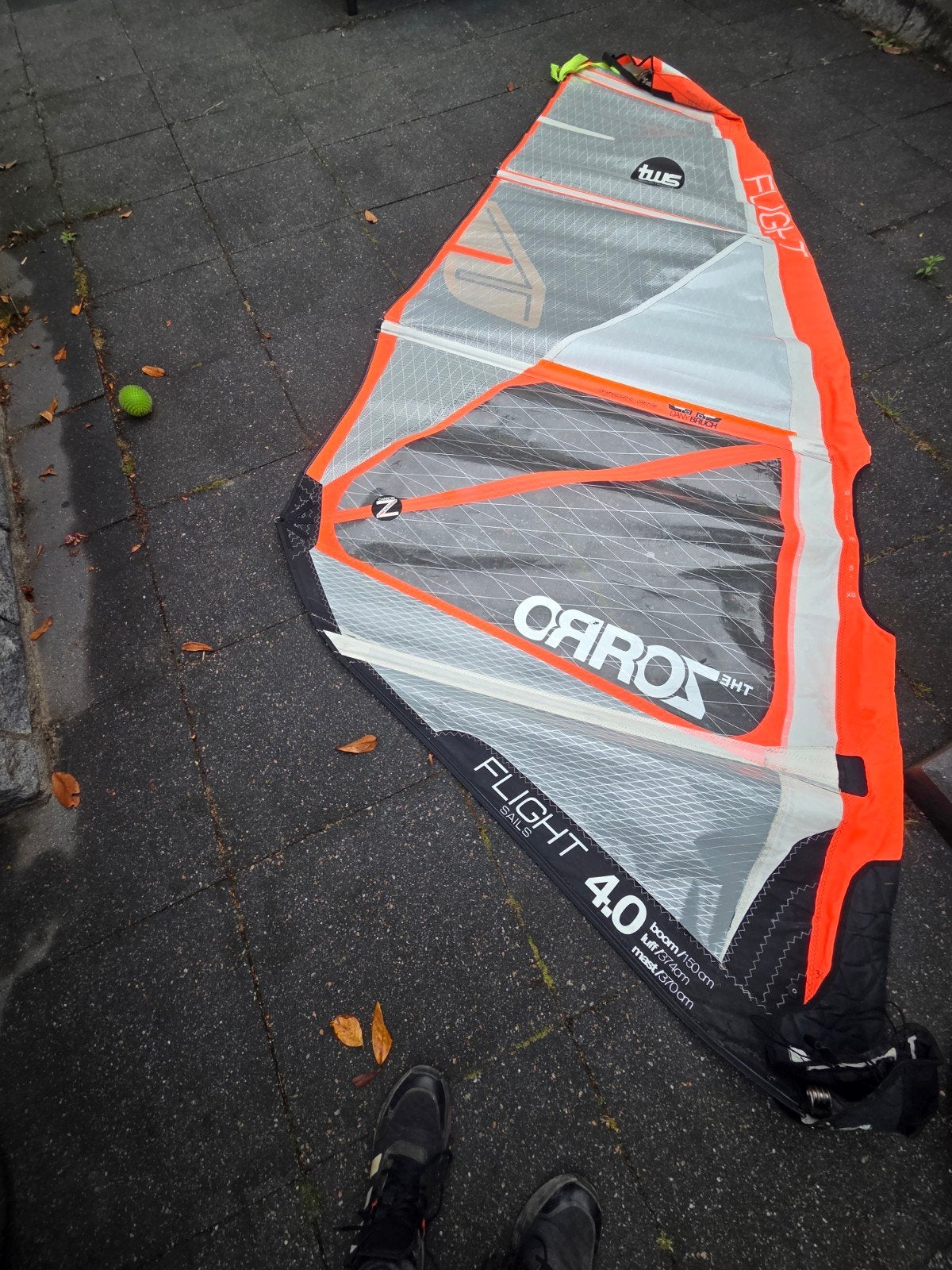 Duotone Super Hero 5.7, Sww 4.0 zeilen met North Sails mast, Ophalen of Verzenden, Zeil