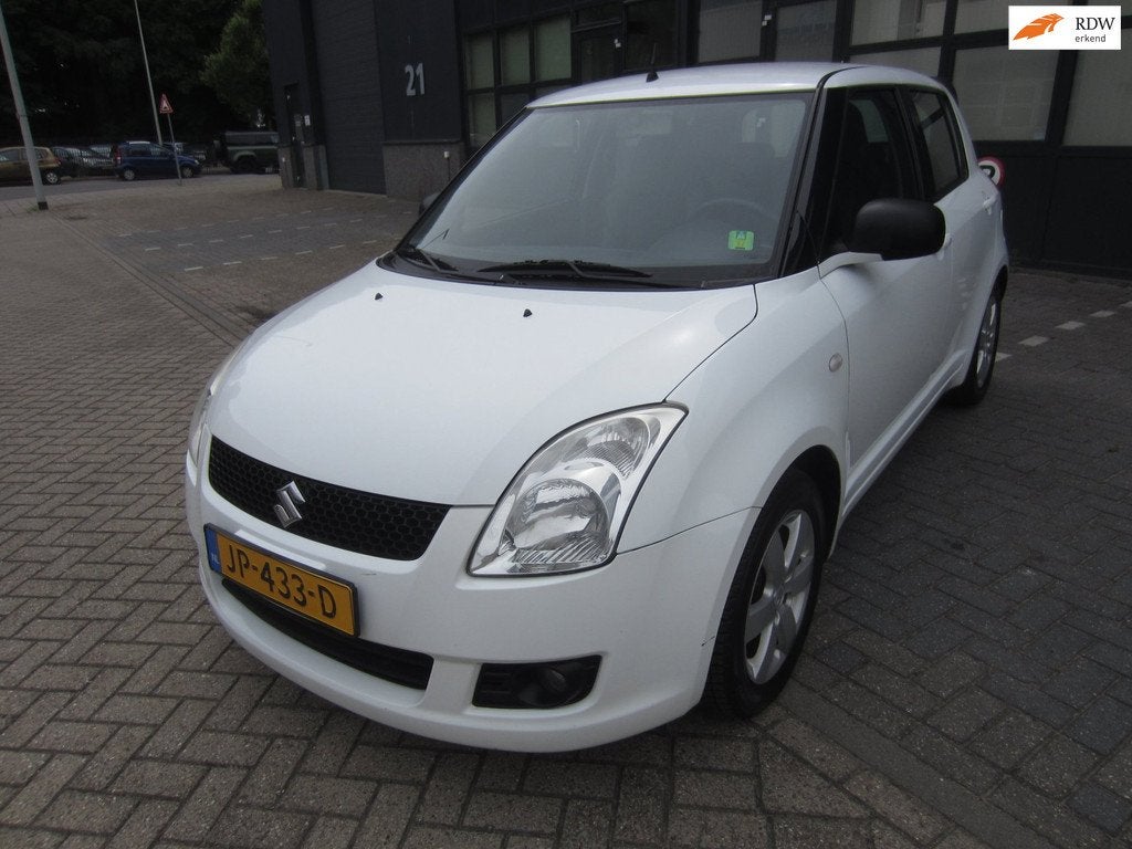 Suzuki Swift 1.3 Base 2009 Airco 5-Deurs NAP! APK!, Voorwielaandrijving, Zwart, 400 kg, Bedrijf