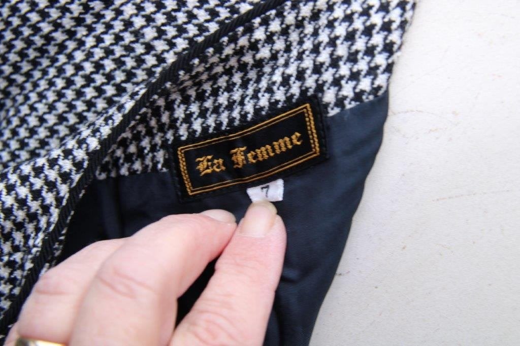 Jasje zwart/ creme La Femme mt 7 (S/M) Vaste prijs, Kleding | Dames, Maat 38/40 (M), Zwart, Ophalen of Verzenden, Zo goed als nieuw