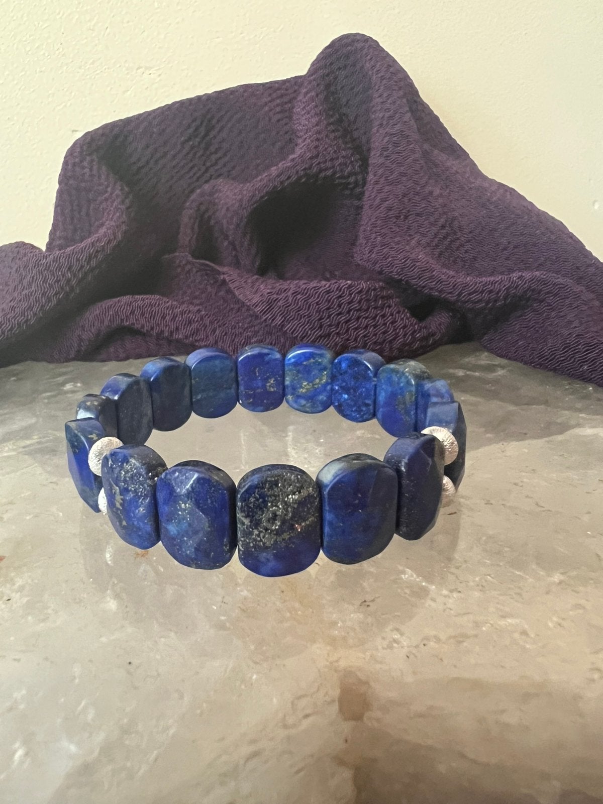 Lapis lazuli zilver 925 geluk wisdom magie eyecatcher, Blauw, Magnolia11, Nieuw, Ophalen of Verzenden