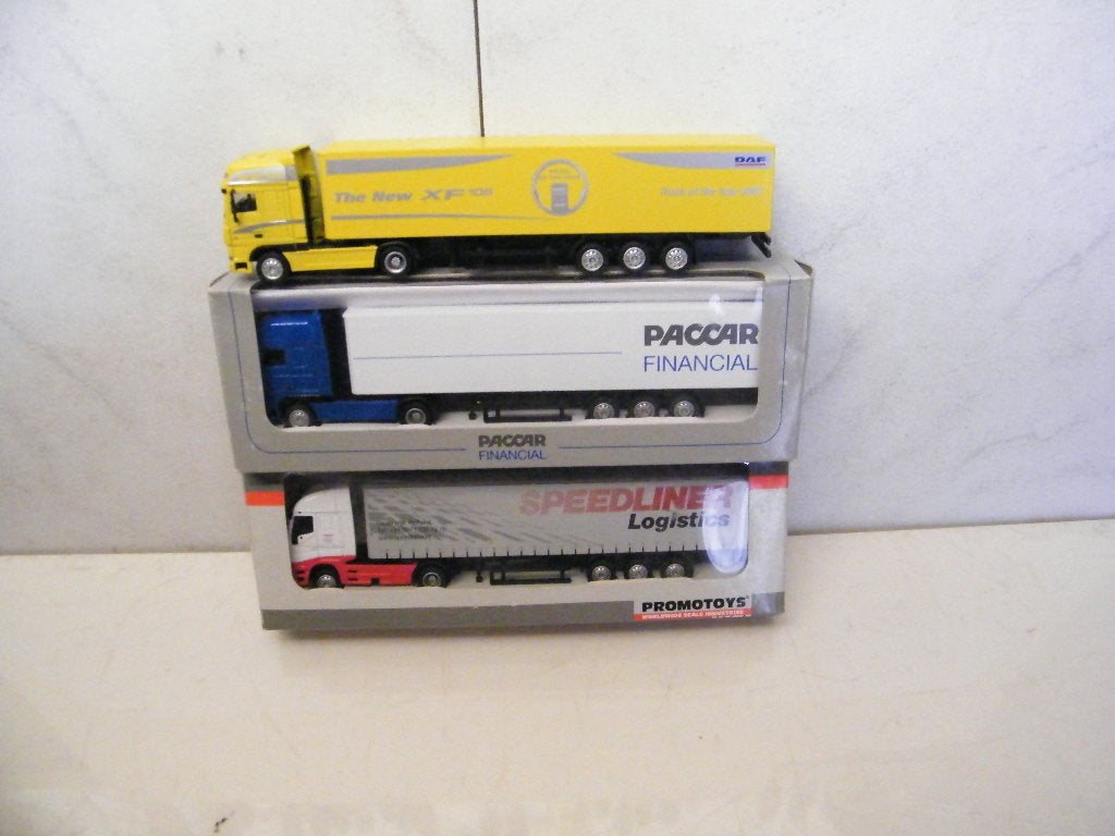 verzameling 3x wsi promotoys vrachtautotjes adv17, Hobby en Vrije tijd, Modelauto's | 1:87, Ophalen of Verzenden, Nieuw, Bus of Vrachtwagen