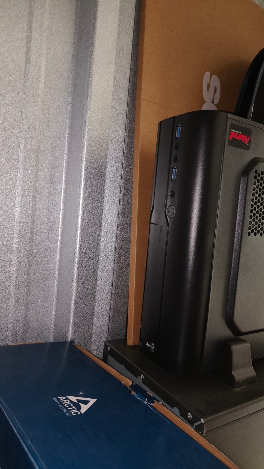AeroCool CS-101 Mini ITX/Micro ATX met PSU 450w, Computers en Software, Ophalen of Verzenden, Zo goed als nieuw