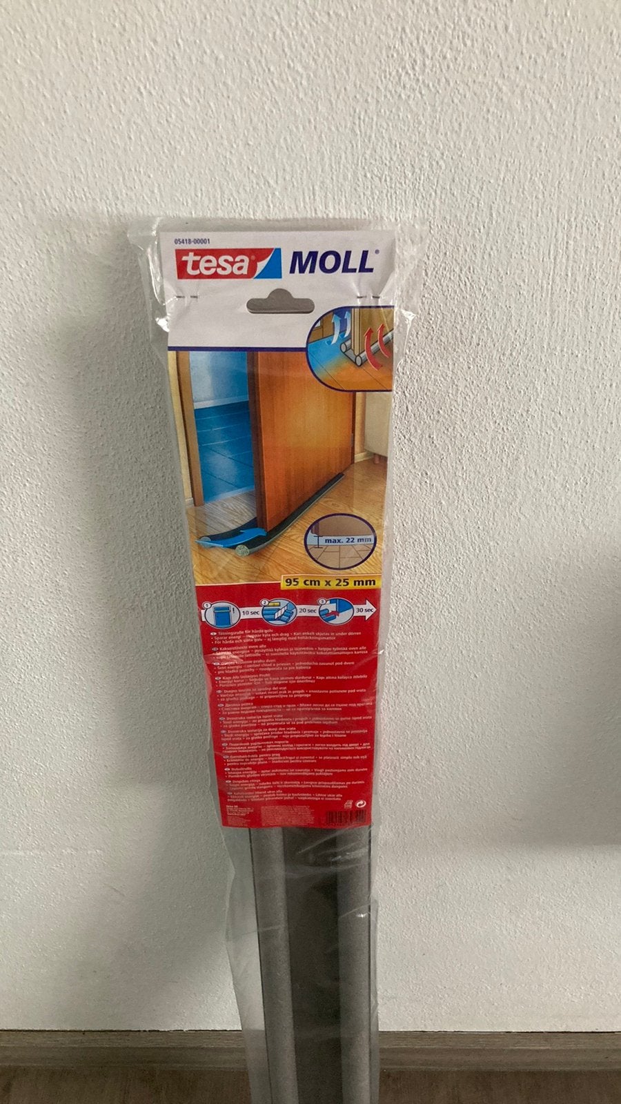 Tesa Moll Tochtstrip 95cm x 25mm NIEUW, Doe-het-zelf en Verbouw, Minder dan 4 cm, Overige materialen, Nieuw, Ophalen of Verzenden