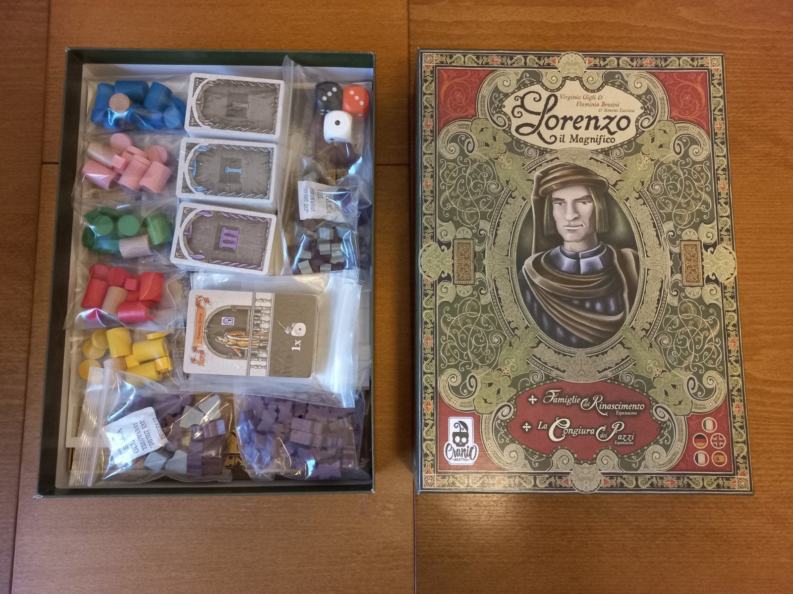 Lorenzo il Magnifico Big Box, Een of twee spelers, Ophalen of Verzenden, Zo goed als nieuw, Cranio Creations
