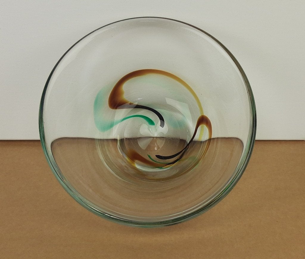 a048-Prachtige kristal schaal, ontwerp Max Verboeket., Ophalen of Verzenden
