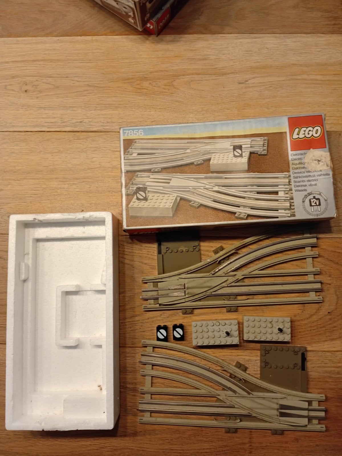 LEGO Trein Wissels 7856 - Vintage 12V Spoorwegen, Gebruikt, Overige thema's, Lego, Ophalen of Verzenden