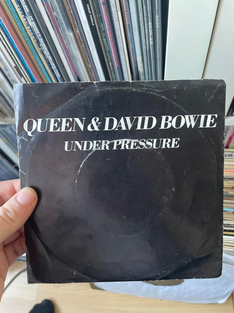 Queen & David Bowie - Under Pressure 7 inch vinyl single, Ophalen of Verzenden, Gebruikt, 7 inch, Poprock