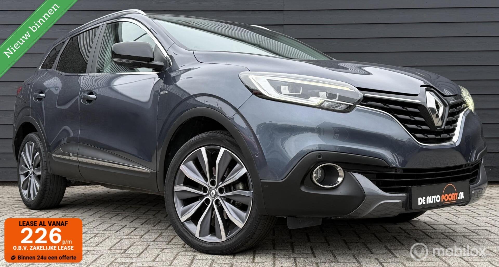 Renault Kadjar 1.2 TCe Bose Automaat Pano.dak/Clima/Cruise/P, Auto's, 4 cilinders, Met garantie (alle), 1198 cc, Bedrijf