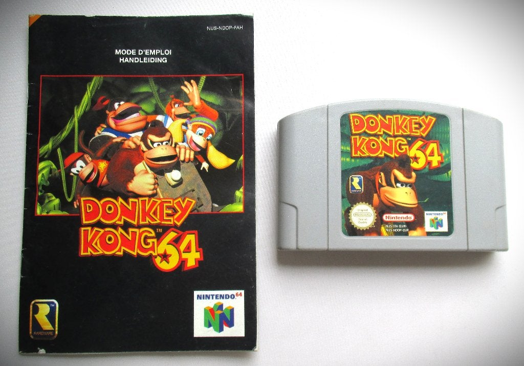 Donkey Kong 64~Nintendo 64 game~+ bijhorende boekje, Spelcomputers en Games, Avontuur en Actie, 1 speler, Ophalen of Verzenden