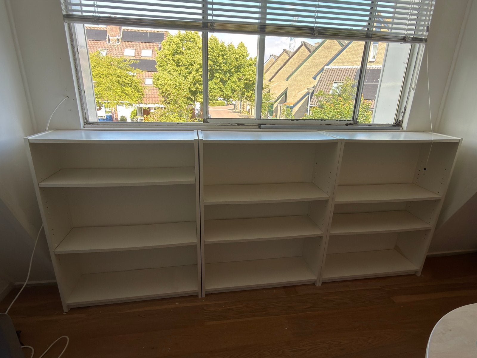 Drie IKEA Billy kasten - Boekenkasten, Ophalen, Gebruikt, 100 tot 150 cm, 50 tot 100 cm