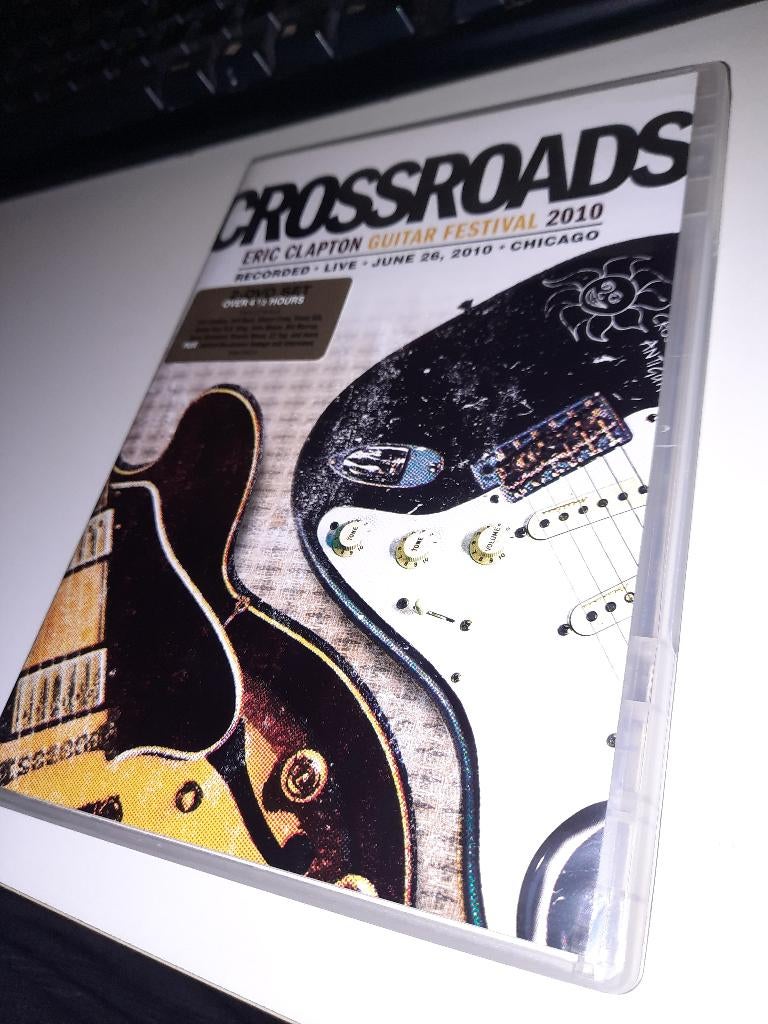 2 DVD  Crossroads Eric Clapton Guitar Festival 2010, Alle leeftijden, Ophalen, Zo goed als nieuw