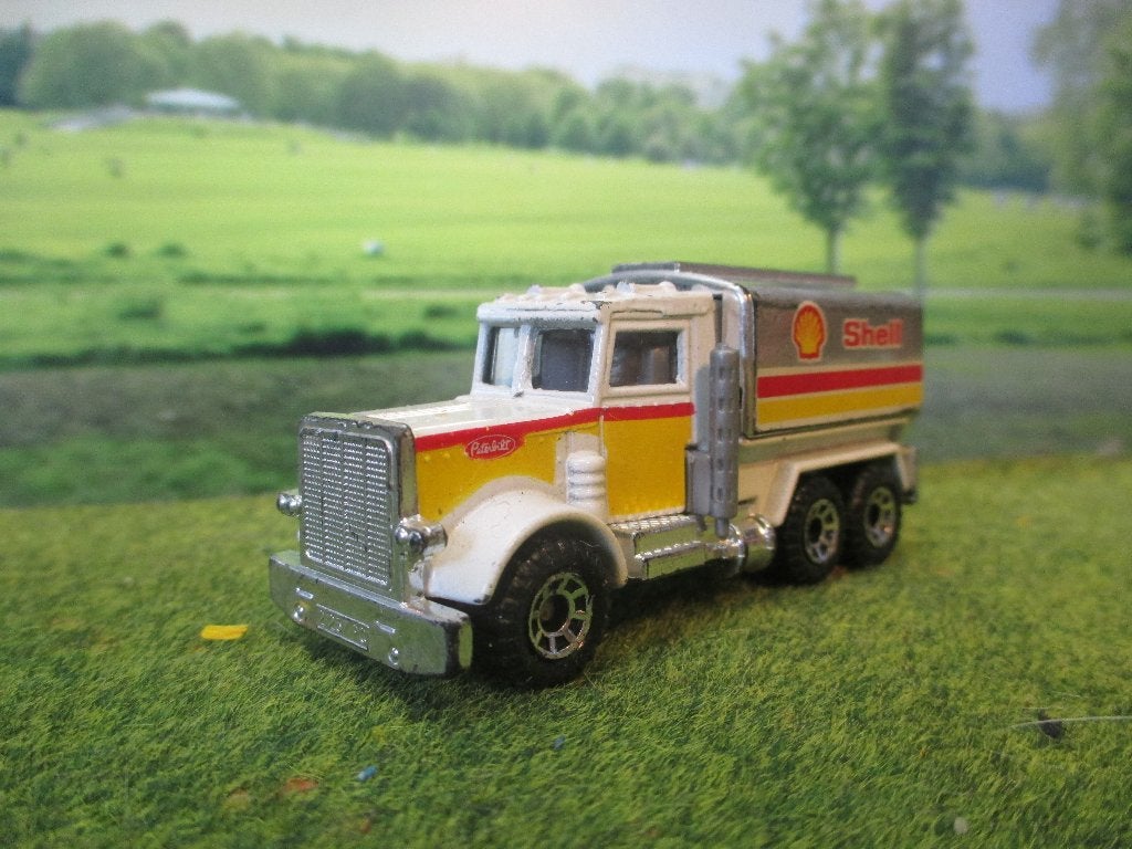 Peterbilt Shell tanker Matchbox MB5 met verchroomde tank, Hobby en Vrije tijd, Modelauto's | Overige schalen, Ophalen of Verzenden