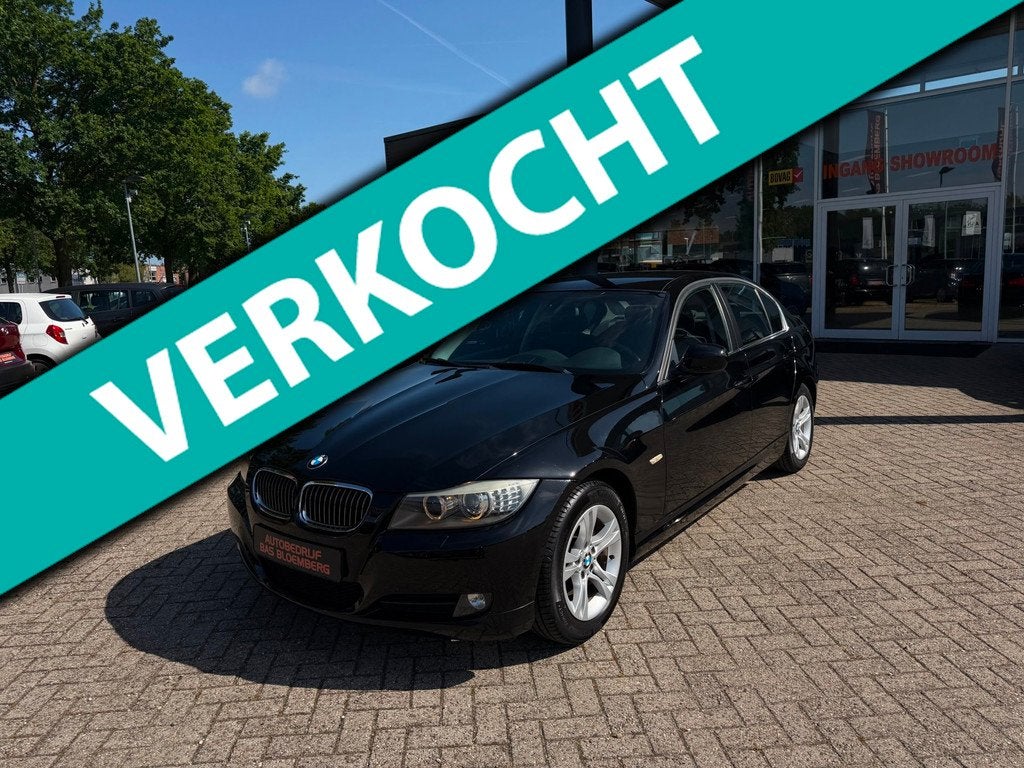 BMW 3-serie 318i Business Line, Clima, Navi , Cruise control, Auto's, BMW, Euro 5, Zwart, Zwart, Origineel Nederlands