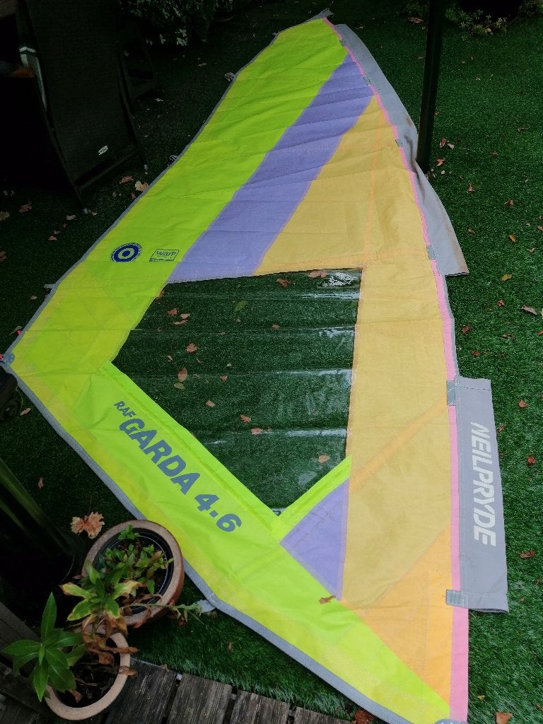surfzeil 4.6 Neilpryde raf Garda, Gebruikt, 3.5 tot 5 m², Ophalen of Verzenden, Neilpryde