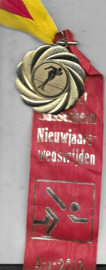 SASSENHEIM SCHAATSEN  SPORT MEDAILLE, Postzegels en Munten, Penningen en Medailles, Ophalen of Verzenden, Overige materialen, Nederland