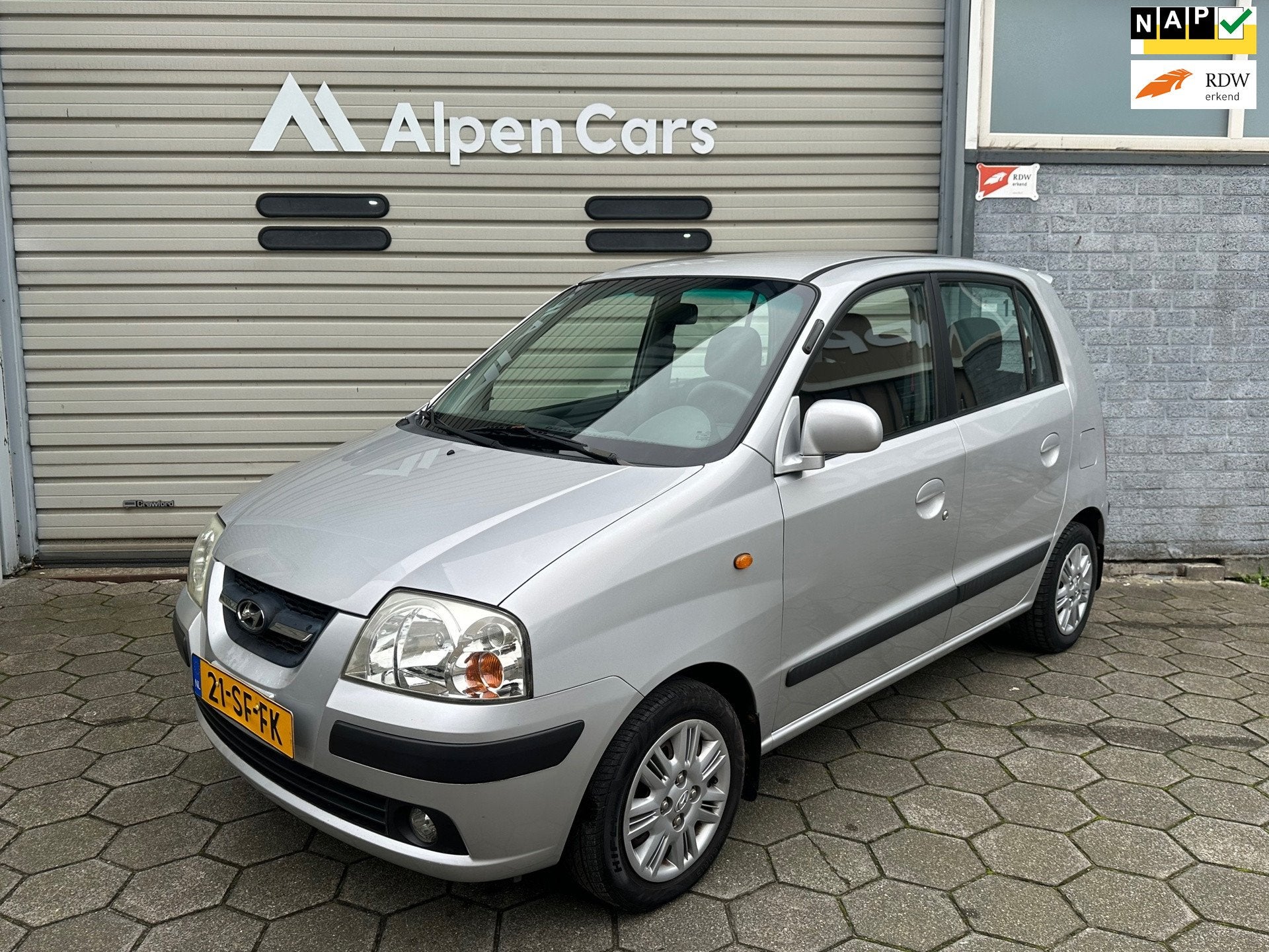 Hyundai Atos 1.1i Dynamic Cool Eerste eigenaar / Airco / NAP, Auto's, Hyundai, Voorwielaandrijving, Stof, 4 cilinders, Origineel Nederlands