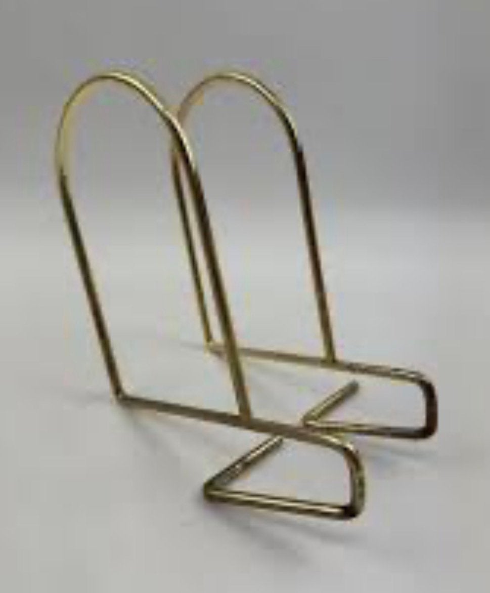 Goud/ messing boekensteun Ikea Flit vintage 13 stuks, Ophalen of Verzenden, Zo goed als nieuw