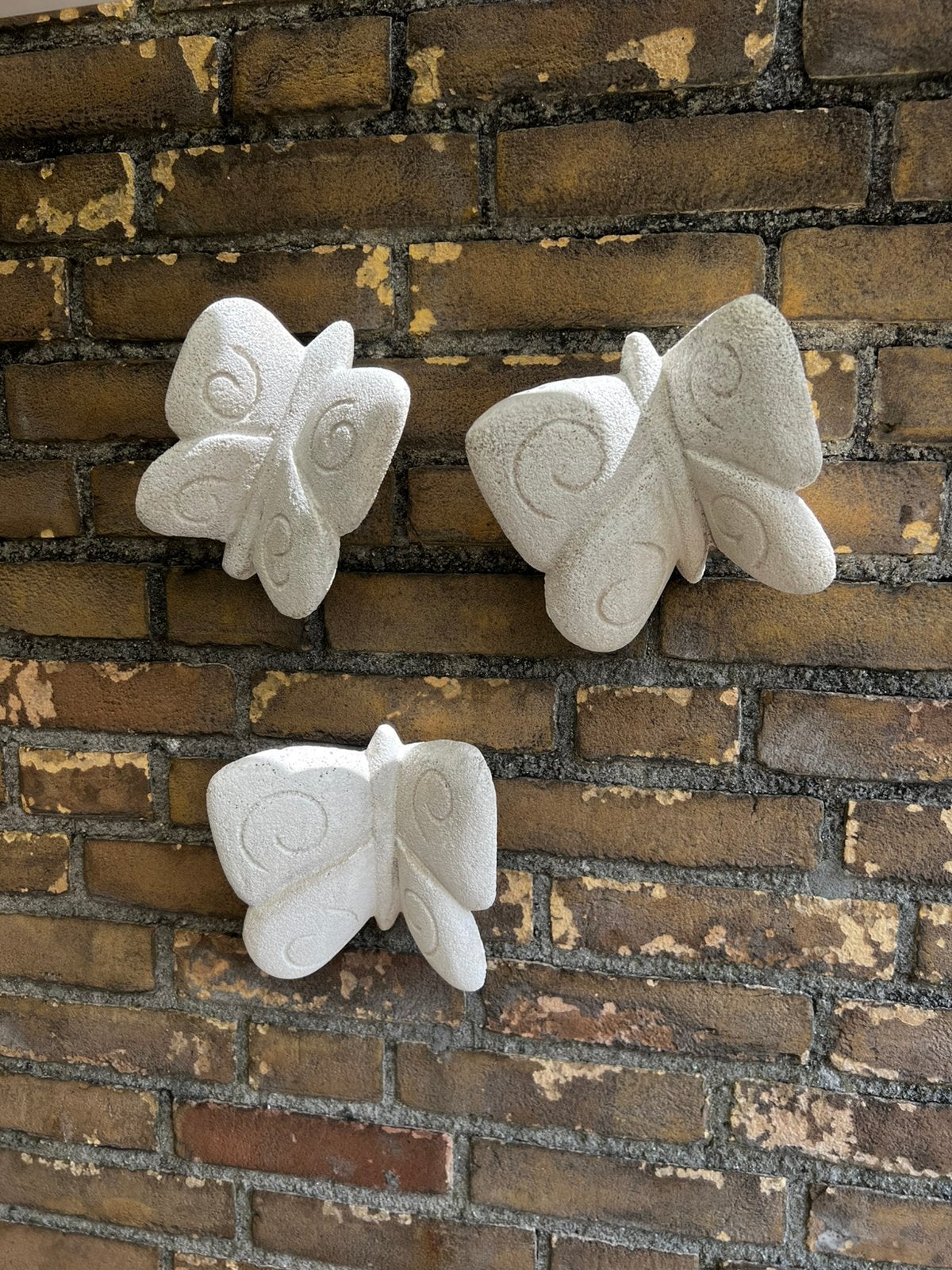 Vlinder wand sculpturen, Ophalen
