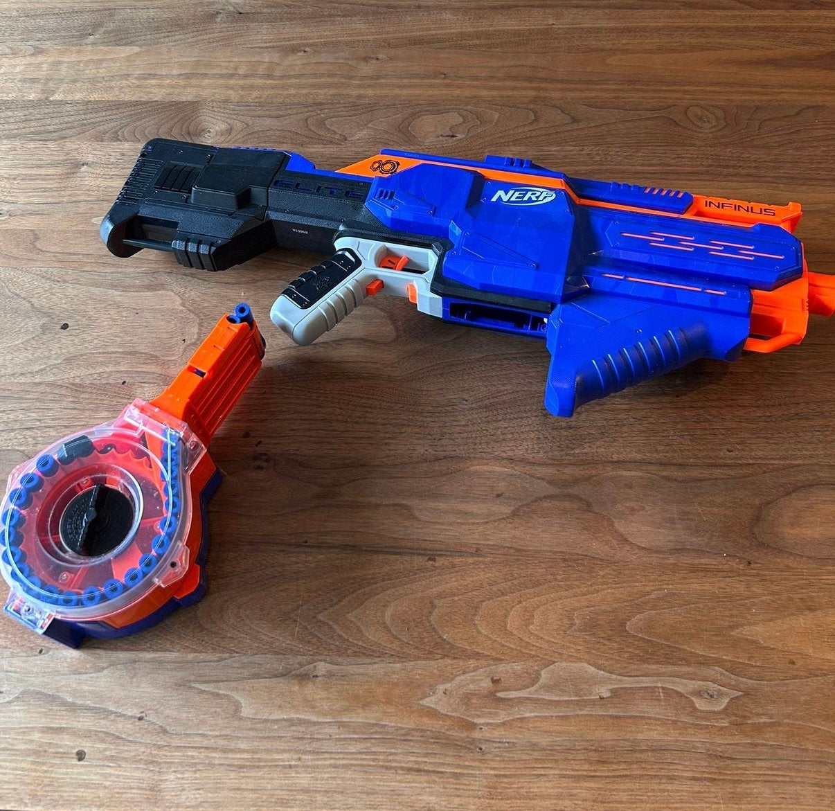 Nerf N-strike Elite Infinus, Ophalen of Verzenden, Zo goed als nieuw