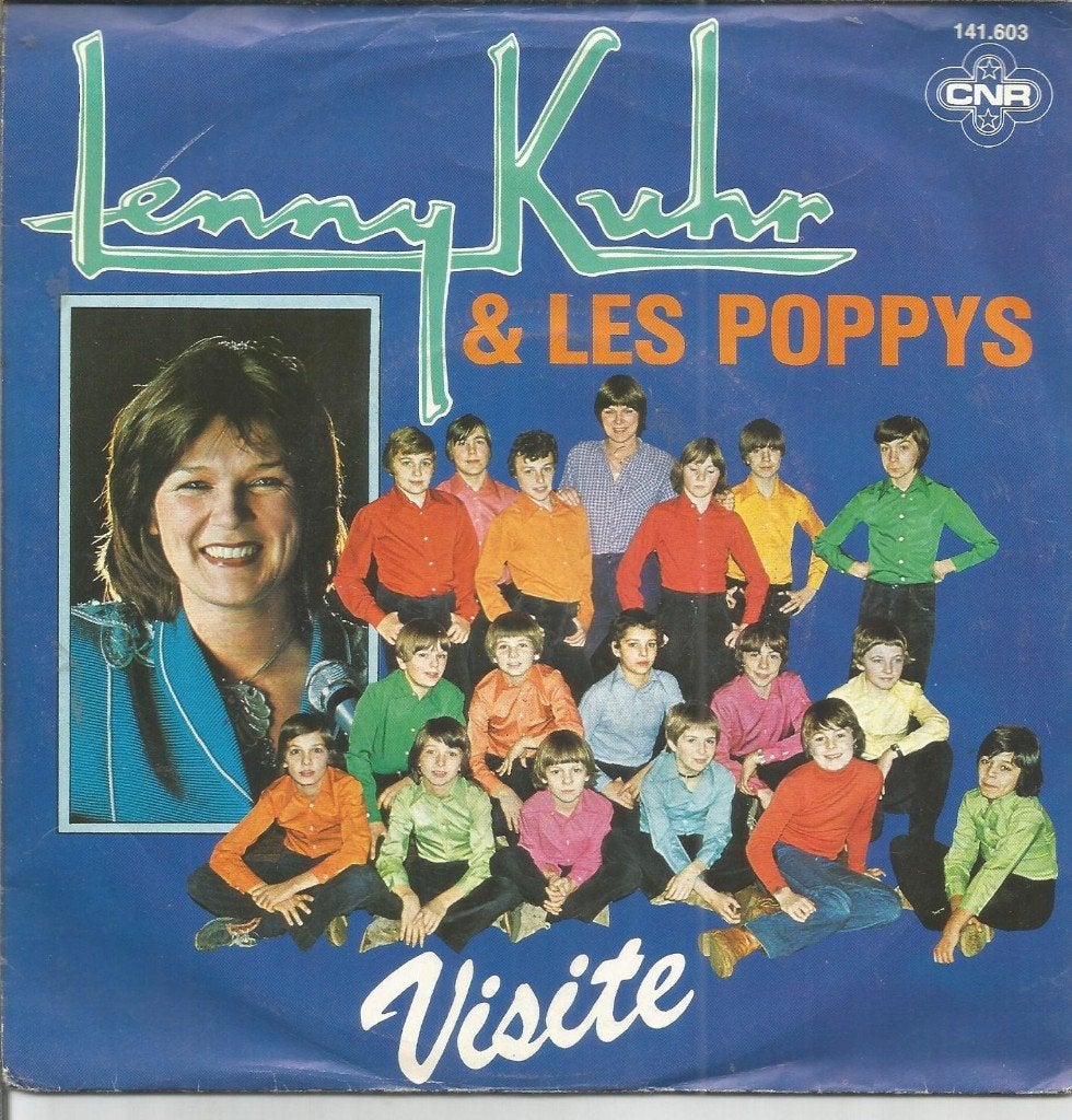 Lenny Kuhr & Les Poppys – Visite (1980), Fotohoes, 7 inch, Ophalen of Verzenden, Zo goed als nieuw