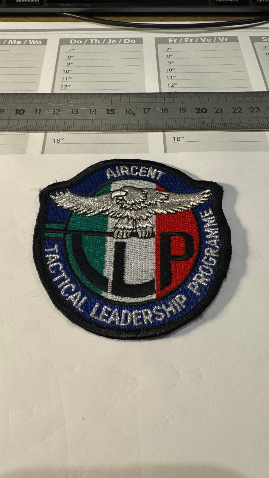 Patch luchtmacht klu TLP, Verzamelen, Ophalen of Verzenden, Luchtmacht, Nederland, Embleem of Badge