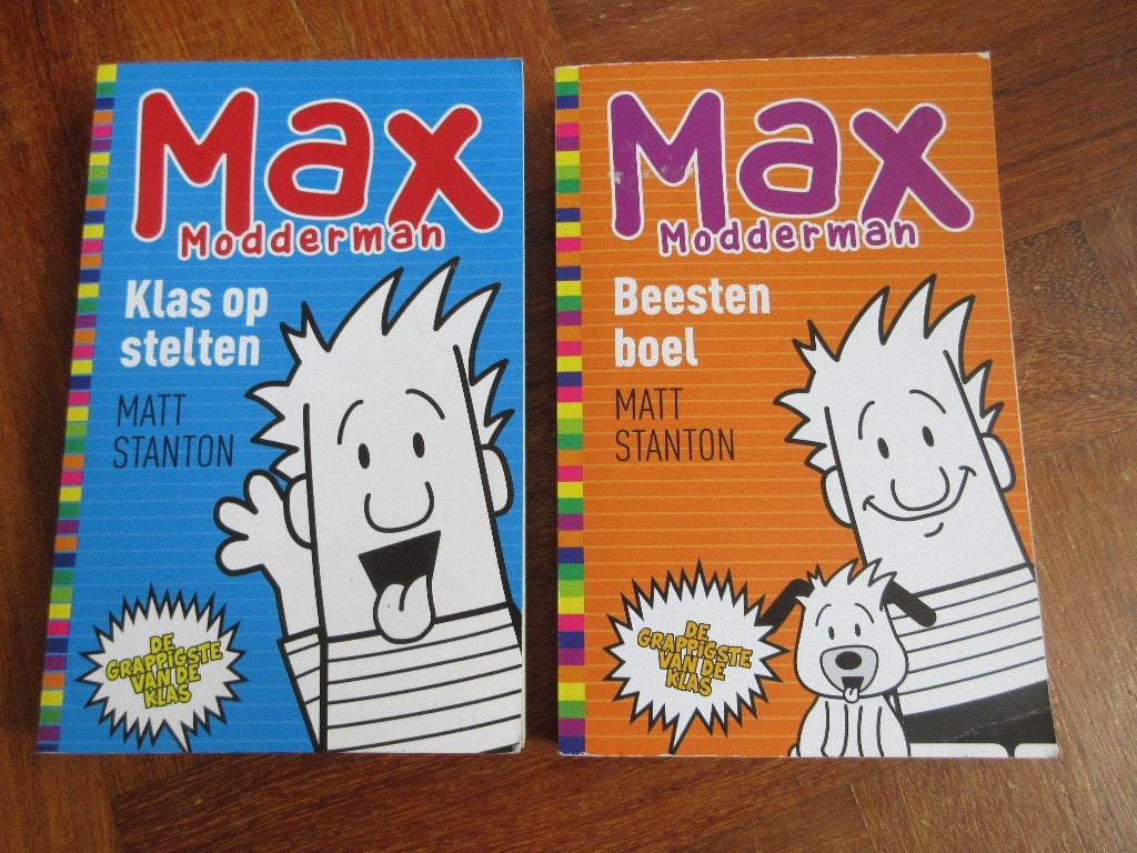 2 x boeken Max Modderman, Boeken, Ophalen of Verzenden, Gelezen, Fictie algemeen
