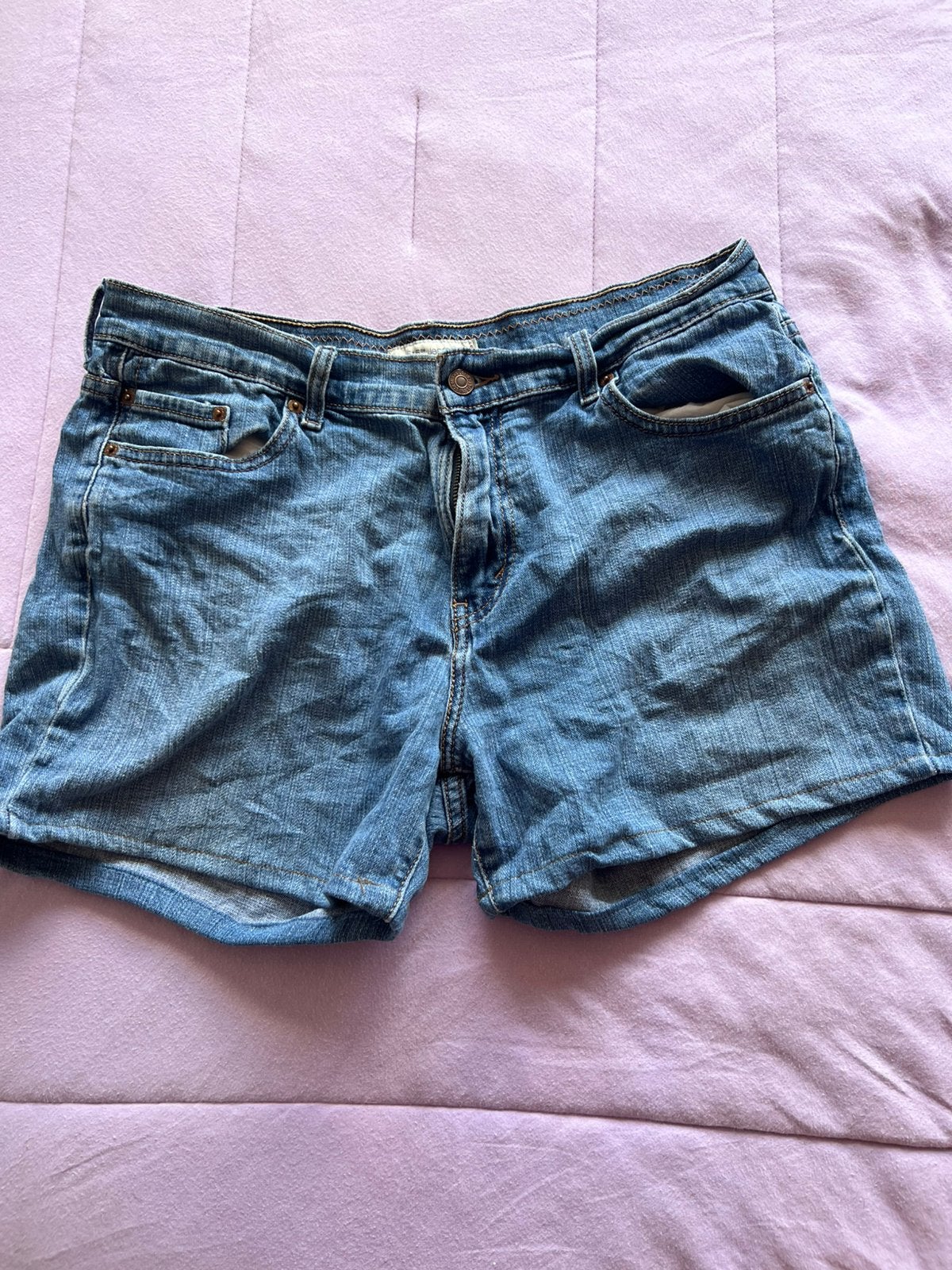 Levi’s 515 korte broek size 14, Kort, Blauw, Maat 42/44 (L), Ophalen of Verzenden