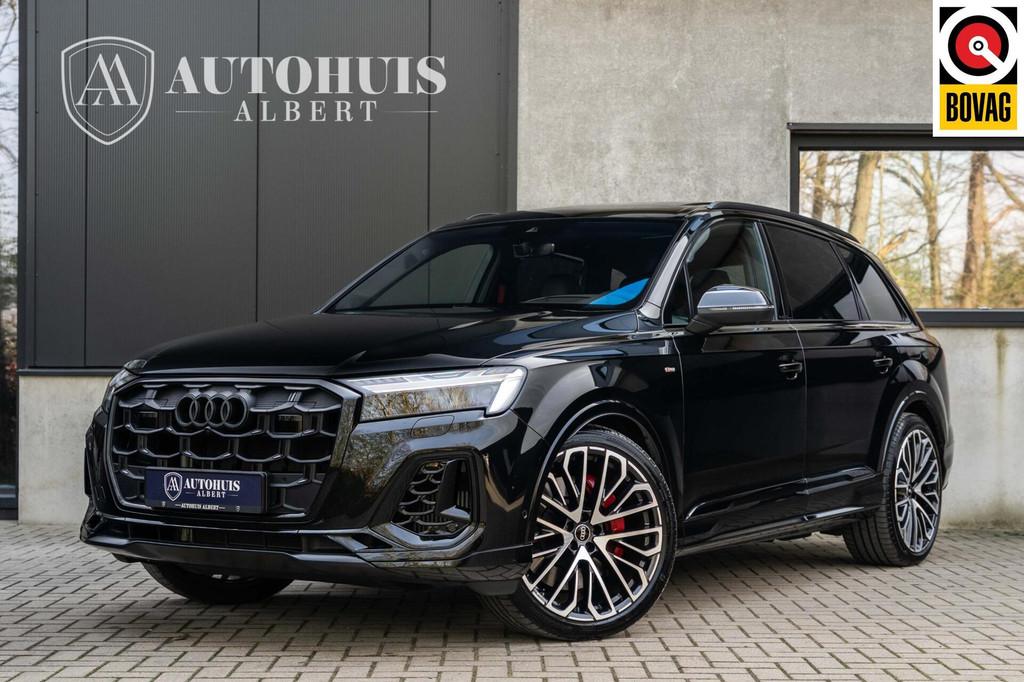Audi Q7 60 TFSIe Competition B&O SQ7 Diffuser Massage 22´, Auto's, Audi, Automaat, Gebruikt, Zwart, 2995 cc