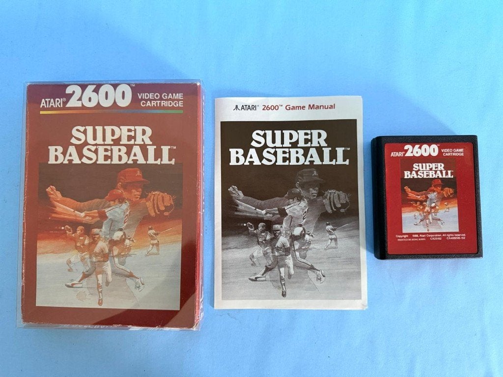 Super Baseball (Atari 2600), Spelcomputers en Games, Gebruikt, 1 speler, Ophalen of Verzenden, Atari 2600