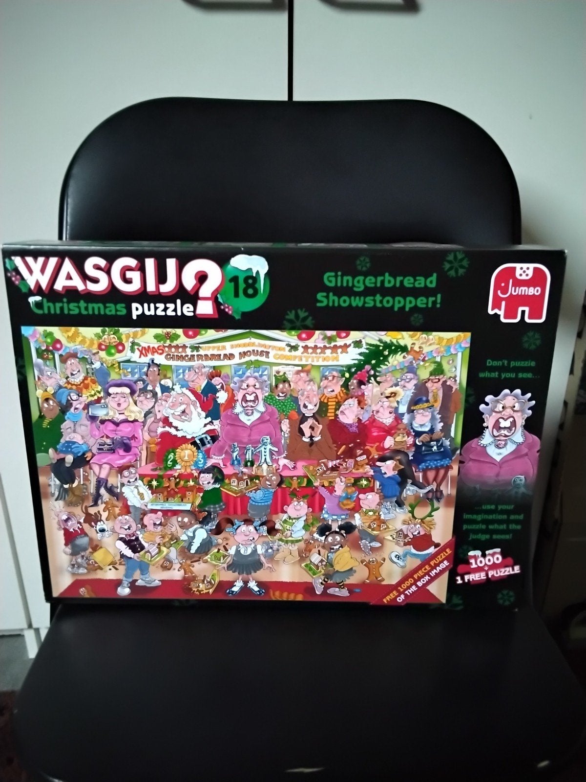 Wasgij Christmas nr 18 zijn 2 van 1000st, Hobby en Vrije tijd, Ophalen of Verzenden, 500 t/m 1500 stukjes, Zo goed als nieuw