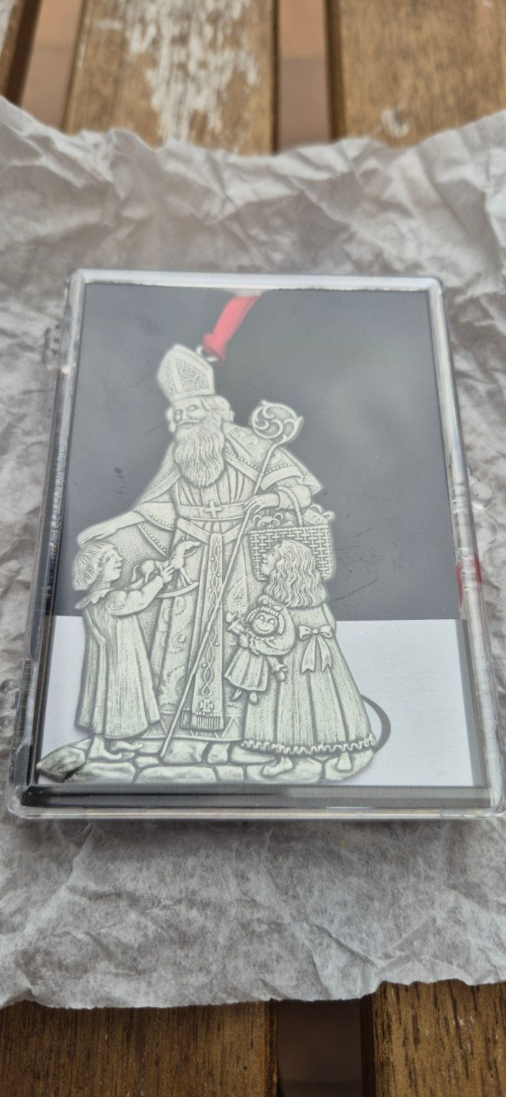 Sinterklaas Sint Nicolaas tin handwerk, Diversen, Ophalen of Verzenden