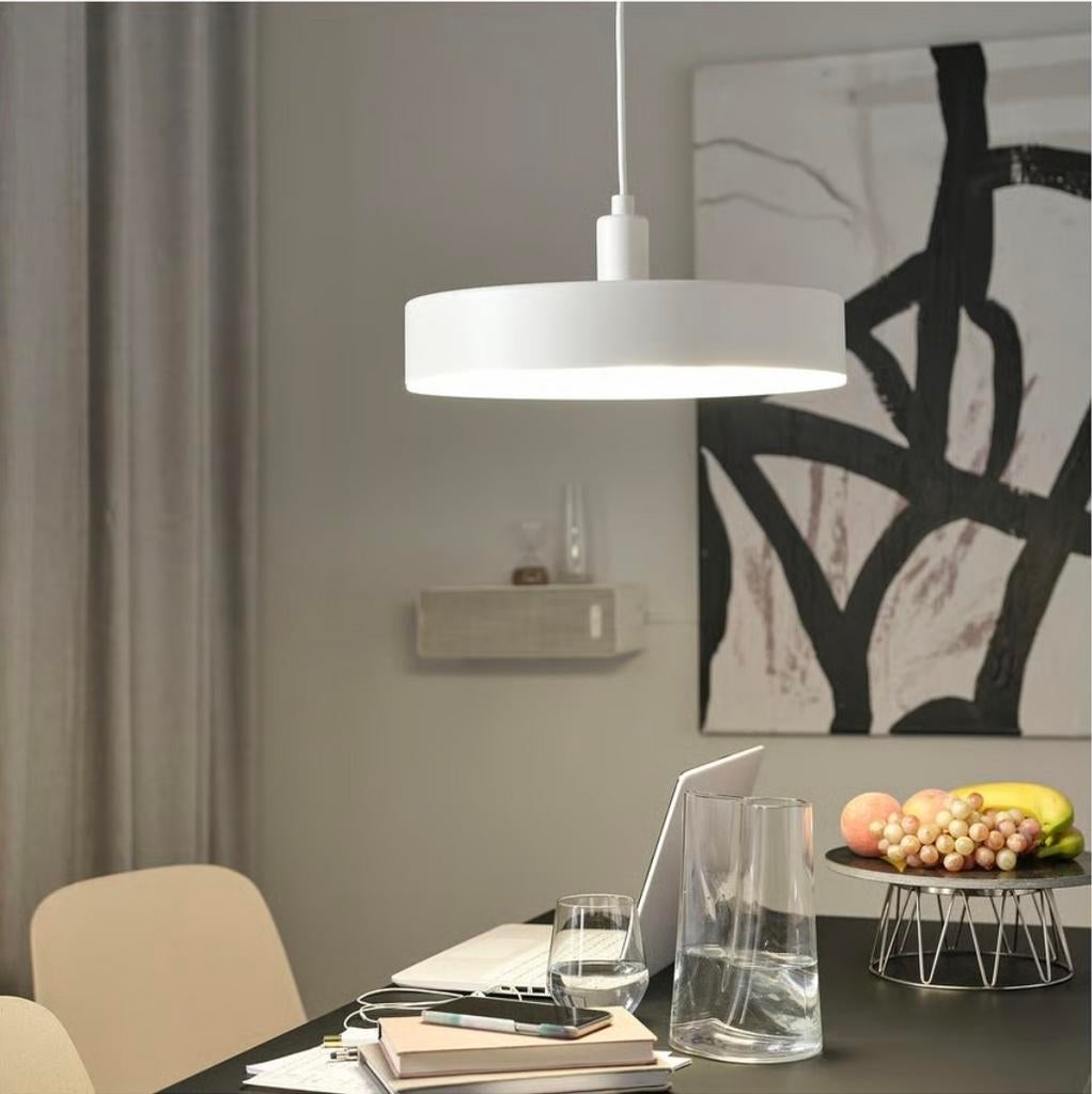 NYMÅNE Led-plafondlamp, draadloos dimbaar wit spectrum/wit,, Huis en Inrichting, Ophalen, Minder dan 10 m², Wit