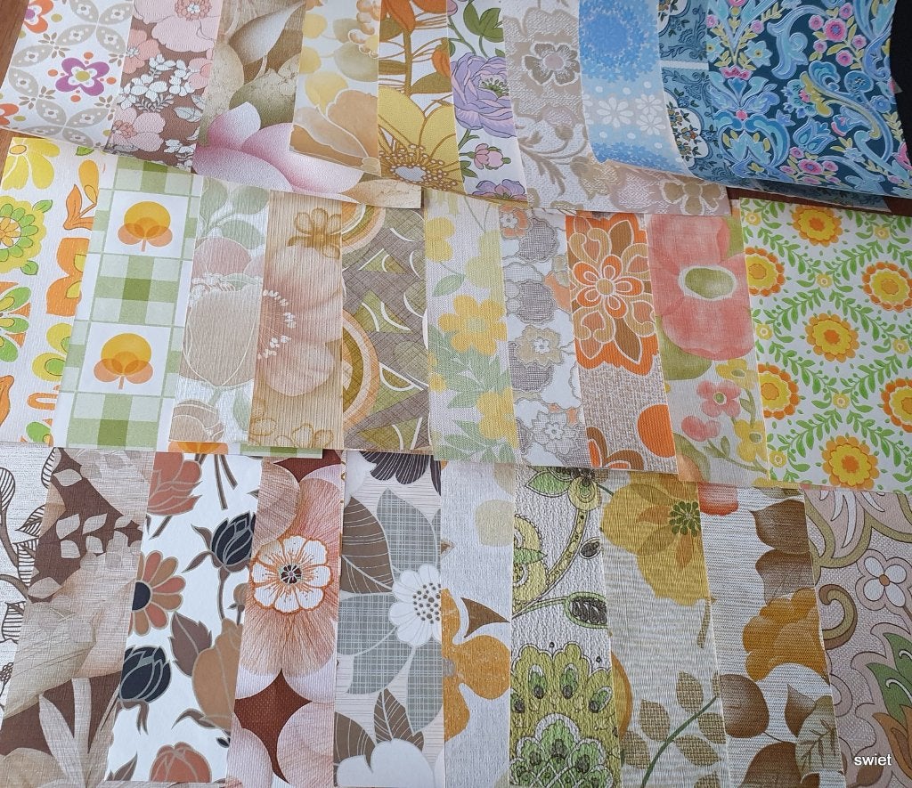 13334 DIY scrapbook papier vintage behang retro swiet, Ophalen of Verzenden, Nieuw, Papier of Karton, Scrap